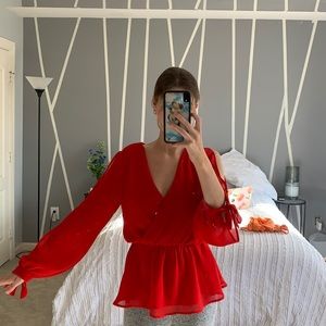 Red Blouse